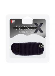 Черная веревка для связывания BONDX LOVE ROPE - 10 м. - Dream Toys - купить с доставкой в Прокопьевске