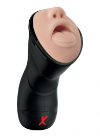 Мастурбатор-ротик Deep Throat Vibrating Stroker - Pipedream - в Прокопьевске купить с доставкой