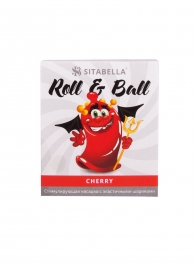 Стимулирующий презерватив-насадка Roll   Ball Cherry - Sitabella - купить с доставкой в Прокопьевске