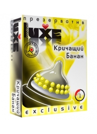 Презерватив LUXE  Exclusive  Кричащий банан  - 1 шт. - Luxe - купить с доставкой в Прокопьевске