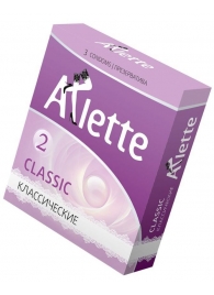 Классические презервативы Arlette Classic - 3 шт. - Arlette - купить с доставкой в Прокопьевске