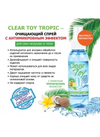 Очищающий спрей для игрушек CLEAR TOY Tropic - 100 мл. - Биоритм - купить с доставкой в Прокопьевске