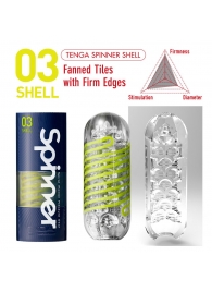 Мастурбатор SPINNER Shell - Tenga - в Прокопьевске купить с доставкой
