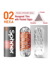 Мастурбатор SPINNER Hexa - Tenga - в Прокопьевске купить с доставкой