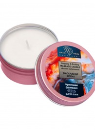 Массажная свеча  Фруктовая фантазия - БиоМед - купить с доставкой в Прокопьевске