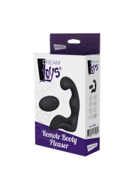 Черный вибромассажер простаты REMOTE BOOTY PLEASER - Dream Toys - в Прокопьевске купить с доставкой