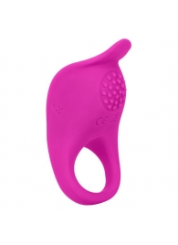 Ярко-розовое эрекционное виброкольцо Silicone Rechargeable Teasing Enhancer - California Exotic Novelties - в Прокопьевске купить с доставкой