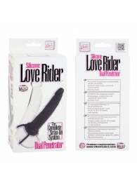 Насадка на пенис Silicone Love Rider Dual Penetrator для двойного проникновения - 14 см. - California Exotic Novelties - в Прокопьевске купить с доставкой