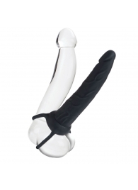 Насадка на пенис Silicone Love Rider Dual Penetrator для двойного проникновения - 14 см. - California Exotic Novelties - в Прокопьевске купить с доставкой