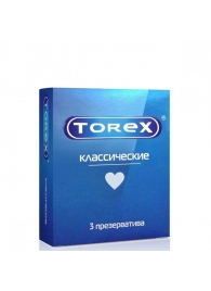 Гладкие презервативы Torex  Классические  - 3 шт. - Torex - купить с доставкой в Прокопьевске