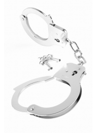 Металлические серебристые наручники Designer Metal Handcuffs - Pipedream - купить с доставкой в Прокопьевске