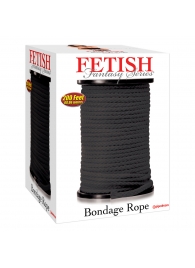 Черная веревка для связывания Bondage Rope - 60,9 м. - Pipedream - купить с доставкой в Прокопьевске