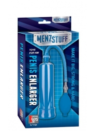 Синяя вакуумная помпа MENZSTUFF PENIS ENLARGER - Dream Toys - в Прокопьевске купить с доставкой