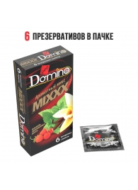 Ароматизированные презервативы DOMINO  Ароматный микс  - 6 шт. - Domino - купить с доставкой в Прокопьевске