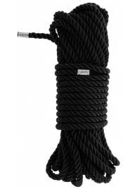 Черная веревка для бондажа BONDAGE ROPE - 10 м. - Dream Toys - купить с доставкой в Прокопьевске