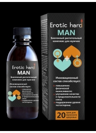 Мужской биогенный концентрат для усиления эрекции Erotic hard Man - 250 мл. - Erotic Hard - купить с доставкой в Прокопьевске