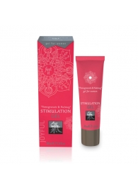 Возбуждающий интимный гель для двоих STIMULATION GEL Pomegranate   Nutmeg - 30 мл. - Shiatsu - купить с доставкой в Прокопьевске