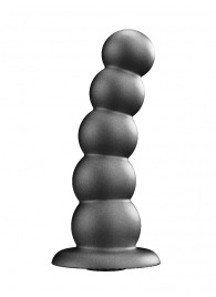 Черная насадка-плаг на харнесс PLATINUM 9 - 24 см. - LOVETOY (А-Полимер) - купить с доставкой в Прокопьевске