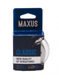 Классические презервативы в пластиковом кейсе MAXUS Classic - 3 шт. - Maxus - купить с доставкой в Прокопьевске