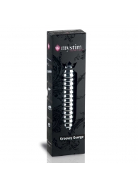 Рельефный фаллос для интенсивного электросекса Groovey George - 20 см. - MyStim - купить с доставкой в Прокопьевске