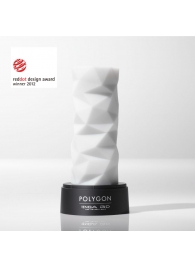 Белый 3D мастурбатор POLYGON - Tenga - в Прокопьевске купить с доставкой