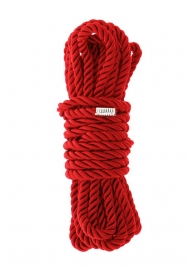 Красная веревка для шибари DELUXE BONDAGE ROPE - 5 м. - Dream Toys - купить с доставкой в Прокопьевске