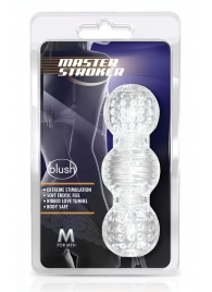 Прозрачный фигурный мастурбатор Master Stroker - Blush Novelties - в Прокопьевске купить с доставкой