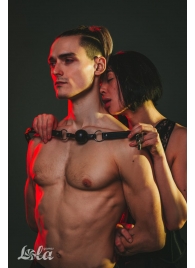 Черный кляп Love Addict на замочке - Lola Games - купить с доставкой в Прокопьевске