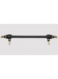 Черная распорка для ног Bound to You Faux Leather Spreader Bar - 50,8 см. - Fifty Shades of Grey - купить с доставкой в Прокопьевске