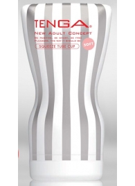 Мастурбатор TENGA Squeeze Tube Cup Soft - Tenga - в Прокопьевске купить с доставкой