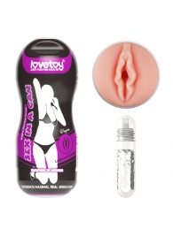 Телесный мастурбатор-вагина Sex In A Can Vagina Stamina Tunnel - Lovetoy - в Прокопьевске купить с доставкой