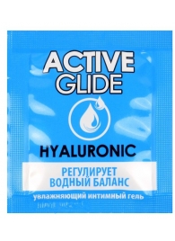 Лубрикант на водной основе Active Glide с гиалуроновой кислотой - 3 гр. - Биоритм - купить с доставкой в Прокопьевске