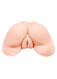 Телесная вибровагина Julie с 2 рабочими отверстиями - Baile - в Прокопьевске купить с доставкой