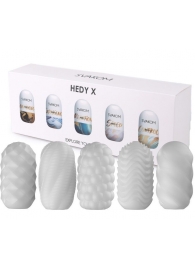 Набор из 5 мастурбаторов Hedy X5 Mixed - Svakom - в Прокопьевске купить с доставкой