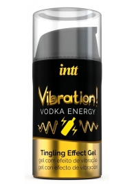 Жидкий интимный гель с эффектом вибрации Vibration! Vodka Energy - 15 мл. - INTT - купить с доставкой в Прокопьевске