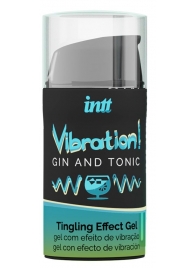 Жидкий интимный гель с эффектом вибрации Vibration! Gin   Tonic - 15 мл. - INTT - купить с доставкой в Прокопьевске