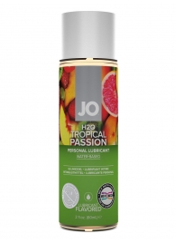 Лубрикант на водной основе с ароматом тропических фруктов JO Flavored Tropical Passion - 60 мл. - System JO - купить с доставкой в Прокопьевске