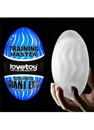 Мастурбатор-яйцо Giant Egg Climax Spirals Edition - Lovetoy - в Прокопьевске купить с доставкой