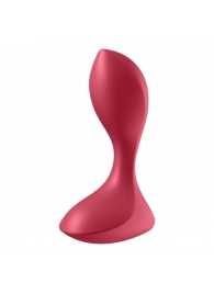 Красный вибромассажёр простаты Satisfyer Backdoor Lover - 14 см. - Satisfyer - в Прокопьевске купить с доставкой