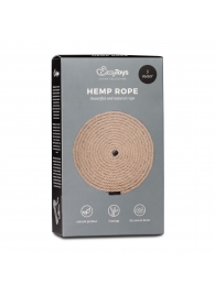 Пеньковая веревка для связывания Hemp Rope - 5 м. - Easy toys - купить с доставкой в Прокопьевске