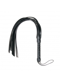 Черный флоггер Flogger Whip - 46 см. - Easy toys - купить с доставкой в Прокопьевске