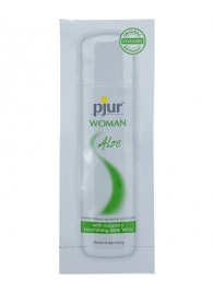 Лубрикант на водной основе pjur WOMAN Aloe - 2 мл. - Pjur - купить с доставкой в Прокопьевске