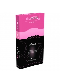 Презервативы с точками и рёбрышками DOMINO Classic Extase - 6 шт. - Domino - купить с доставкой в Прокопьевске