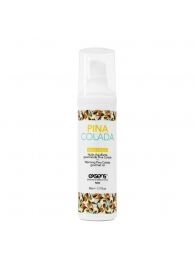 Разогревающее массажное масло с ароматом пина колада Gourmet Pina Colada - 50 мл. - Exsens - купить с доставкой в Прокопьевске