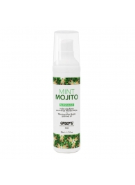 Разогревающее массажное масло с ароматом мохито Gourmet Mint Mojito - 50 мл. - Exsens - купить с доставкой в Прокопьевске