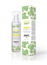 Разогревающее массажное масло Gourmet Spearmint Organic с органическими ингредиентами - 50 мл. - Exsens - купить с доставкой в Прокопьевске