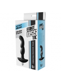 Черная вибропробка для простаты FantASStic Vibrating Prostate Plug - 14,5 см. - Dream Toys - в Прокопьевске купить с доставкой