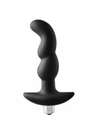 Черная вибропробка для простаты FantASStic Vibrating Prostate Plug - 14,5 см. - Dream Toys - в Прокопьевске купить с доставкой