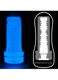 Светящийся в темноте мастурбатор Lumino Play Masturbator Ribbed - Lovetoy - в Прокопьевске купить с доставкой