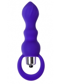 Фиолетовая анальная вибровтулка Curvy - 14 см. - ToyFa в Прокопьевске Фиолетовая анальная вибровтулка Curvy - 14 см. - ToyFa